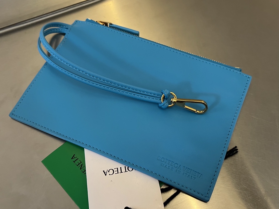 Mini Arco Intreccio Leather Tote Bag Blue